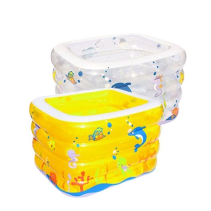 TERLARIS Kolam Renang Anak 4ring Tinggi 75cm Jumbo Kolam Spa Baby kolam anak Bayi Bestway Motif