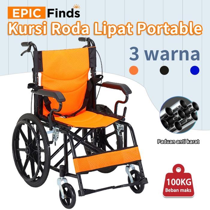 Kursi Roda Travel Standard Rumah Sakit Kursi Roda Lipat Kursi Roda