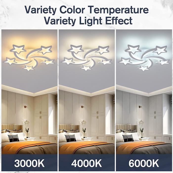 LAMPU HIAS PLAFON LED ATAP RUMAH MINIMALIS MODERN REMOTE CONTROL