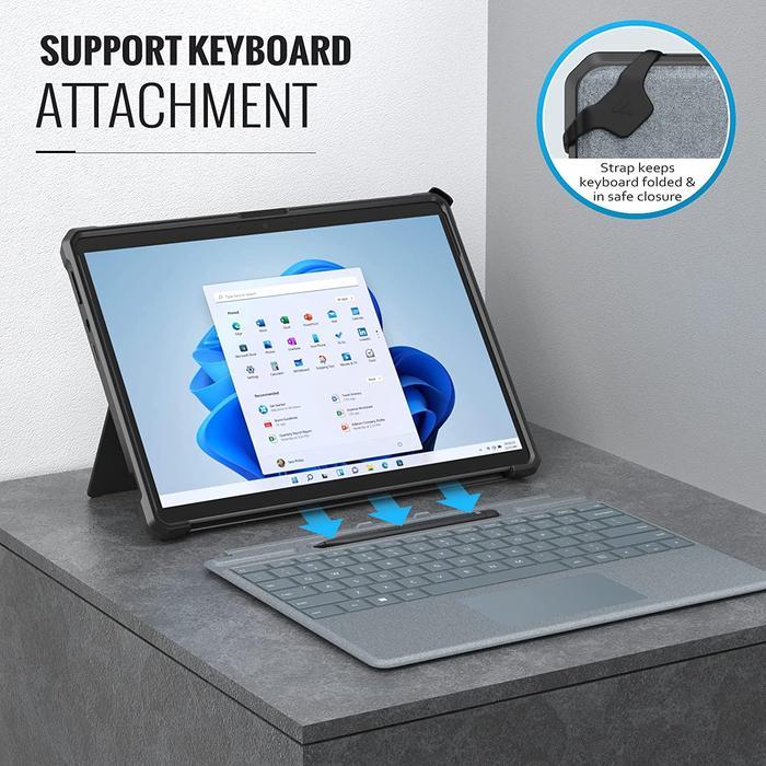 Case Casing For Microsoft Surface Pro 11 10 9 8 7 Plus 6 5 4 Surface Go 4 3 2 1 Cover Hardcase