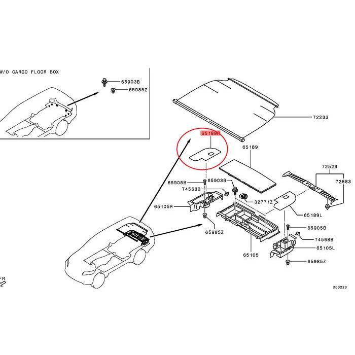 Ready Tutup Cover Box Cargo Bagasi Belakang Mitsubishi All New Pajero Sport