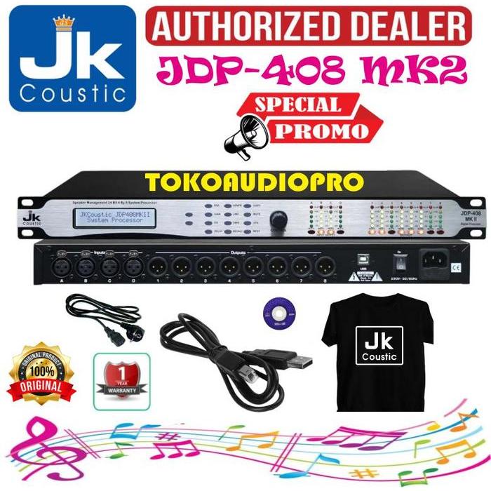 Dlms Jk Coustic Jdp408 Mk2 Speaker Management / Dlms Jk Coustic Jdp-408 Mk2 Co