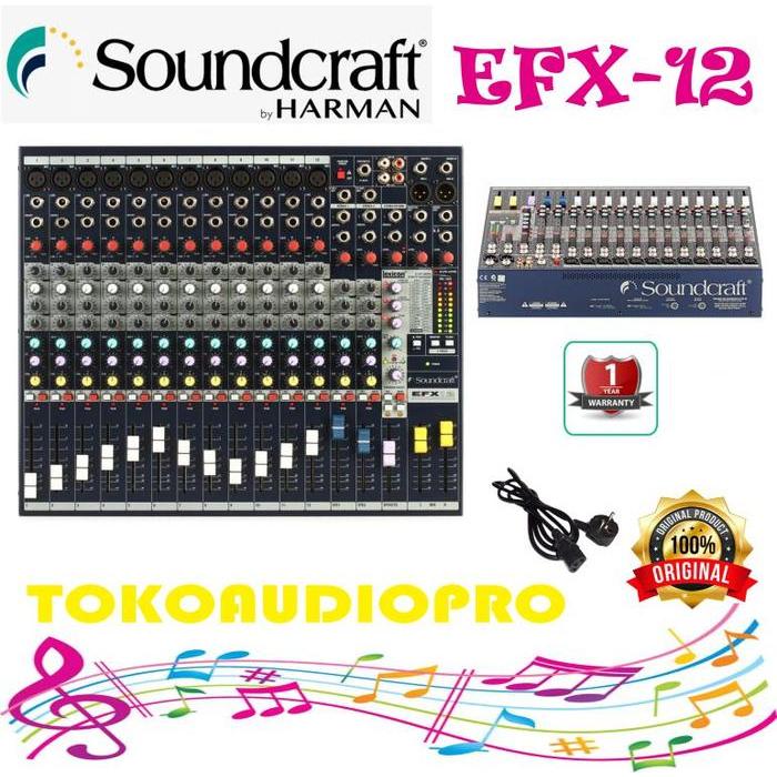 Mixer Soundcraft Efx12 Soundcraft Efx-12 Original Mixer Co