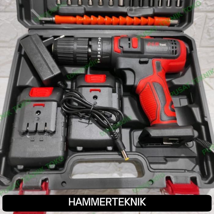 Jld 36-1 Mesin Bor Cordless 13Mm Impack Drill 2 Baterai 36V 13Mm