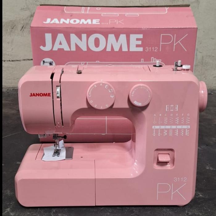 Mesin Jahit Janome 3112PK - Portable dengan 12 Pola Jahitan dan LED Lighting