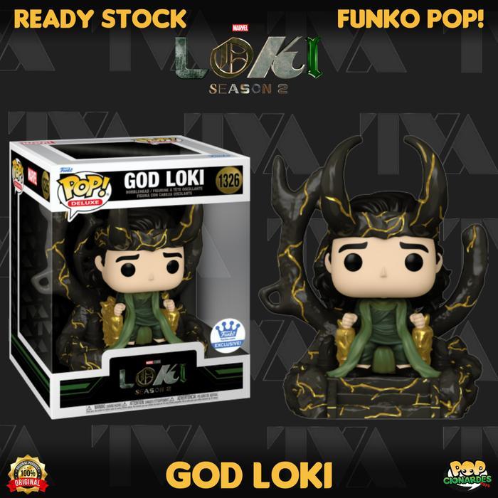 Funko POP Loki (2021) S2 - God Loki Deluxe (Funko Exclusive) #1326