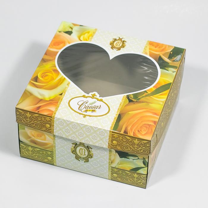 (PROMO RAMADHAN) DUS KUE/BOX KUE/KOTAK KUE ULANG TAHUN TUTUP KACA UKURAN 20 X 20 X 10 PREMIUM