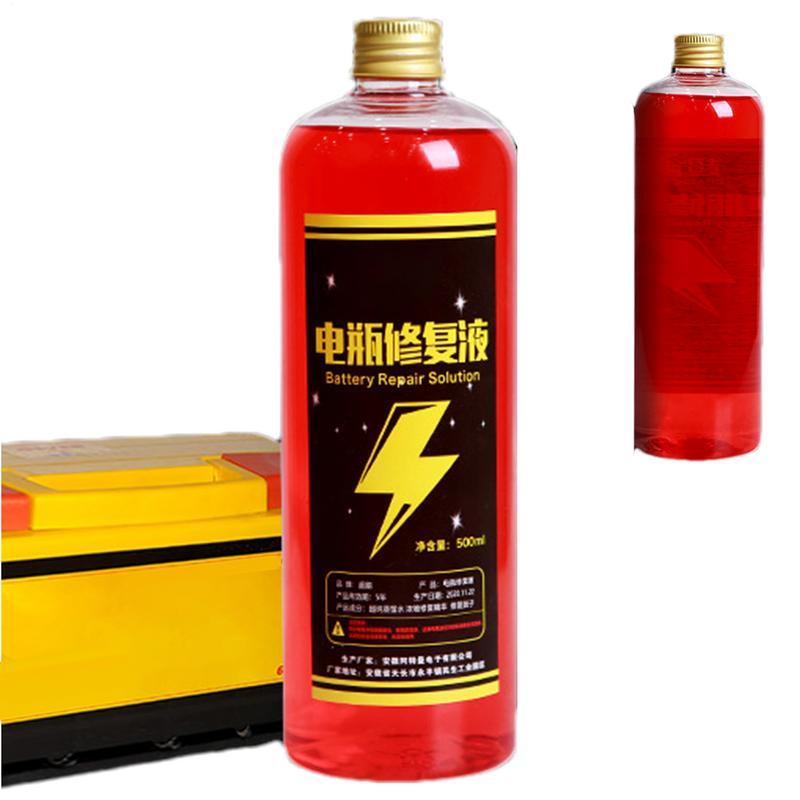 500ml Concentrated Safe Car Battery Restore Refill Solution Auto Battery Additive Battery Repair
