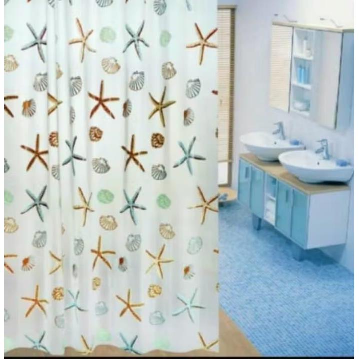 "New" TIRAI SHOWER KAMAR MANDI GORDEN GORDYEN KAMAR MANDI SHOWER CURTAIN