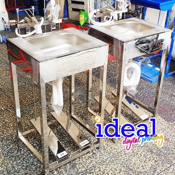 WASTAFEL INJAK STAINLESS portable Minimaliss Washtafel Injak