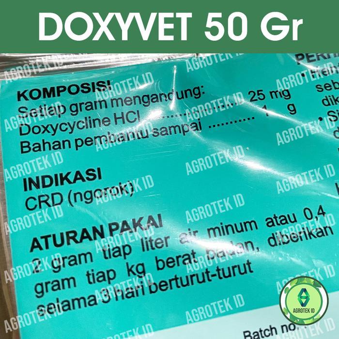 Sale Terlaris Doxyvet 50 Gram Obat Pernapasan Ayam Crd