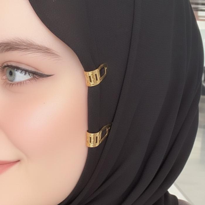 Shasea - 5Pcs Ring Hijab Aksesoris Kerudung Anting Hijab Populer