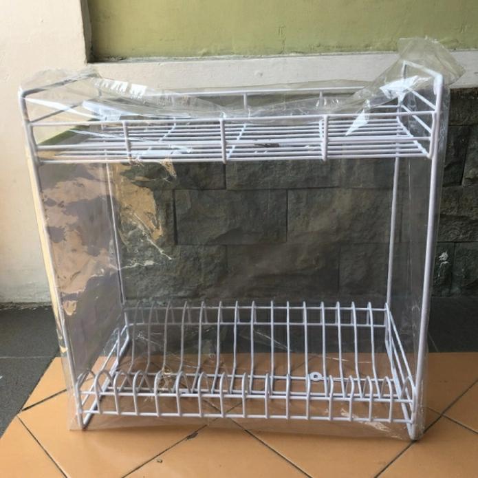 Rak Piring 2 susun Modeline MiniMed/Rak Kitchen Set/Rak Piring Gantung