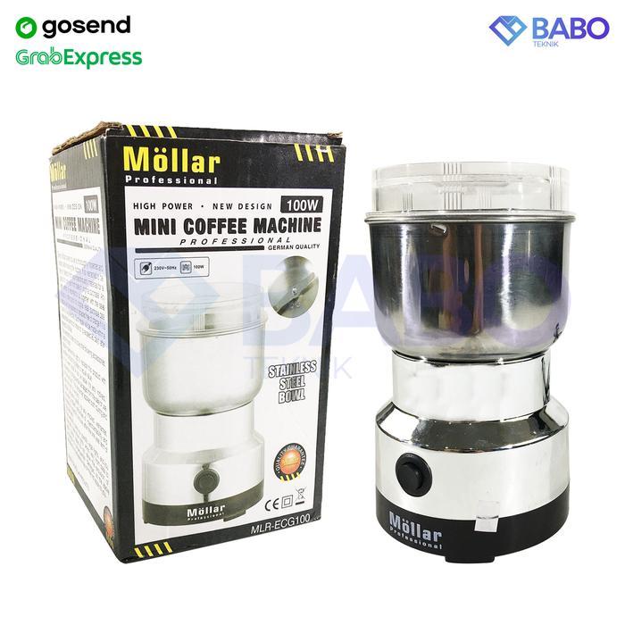 Mollar Coffe Grinder Penggiling Biji Elektrik Serbaguna Bertenaga Kopi