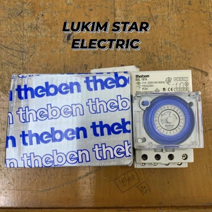 Timer Theben Sul 181 H/Timer Waktu Theben 181H 24Jam/Timer Theben Sul