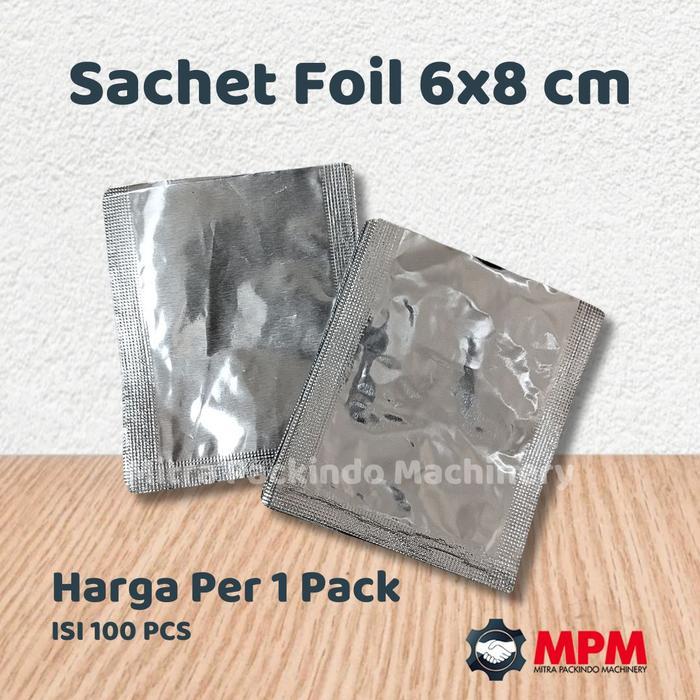 Sachet Foil Kopi 6X8 Cm - Plastik Kemasan Aluminium Foil 6 X 8 Cm