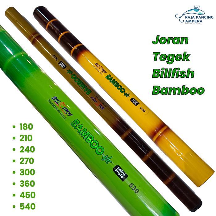 Joran Tegek Bamboo ruas pendek stik untuk mancing ikan sepat {BISA COD} Pancing Wader