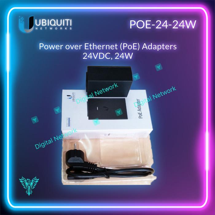 Ubnt Adaptor Poe 24V 1A Poe-24-24W Ubiquiti Adaptor Poe 24V 1A Ubnt