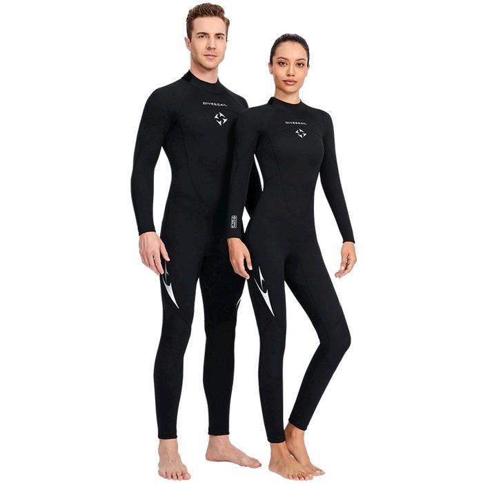 TERLARIS Wetsuit DIVE&SAIL 3MM Neoprene Wetsuit Diving Stelan Pakaian Selam Pria & Wanita Scuba