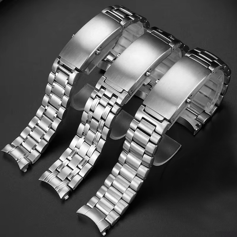 20mm Watch Accessories Stainless Steel Strap for Omega 007 Seamaster Planet Ocean 300m Sports