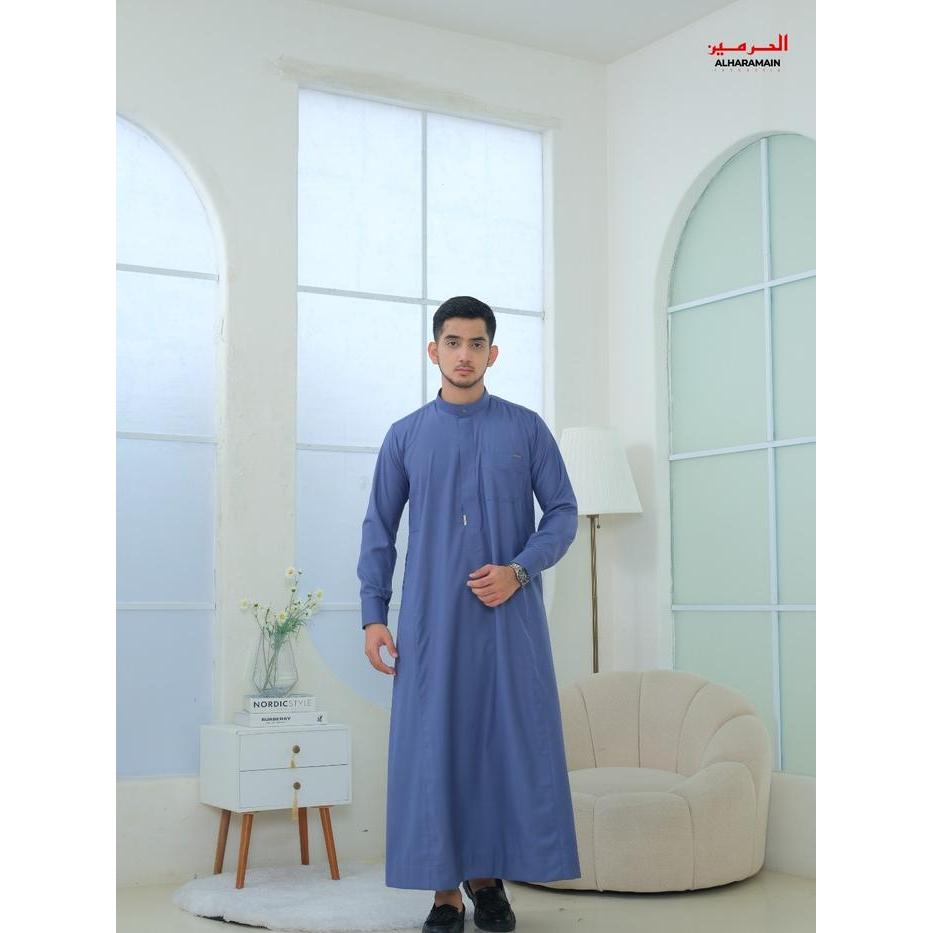 Stok Baru AL Haramain Series Semi Wol Thobe Thalhah Jubah / Gamis Pria Remaja & Dewasa