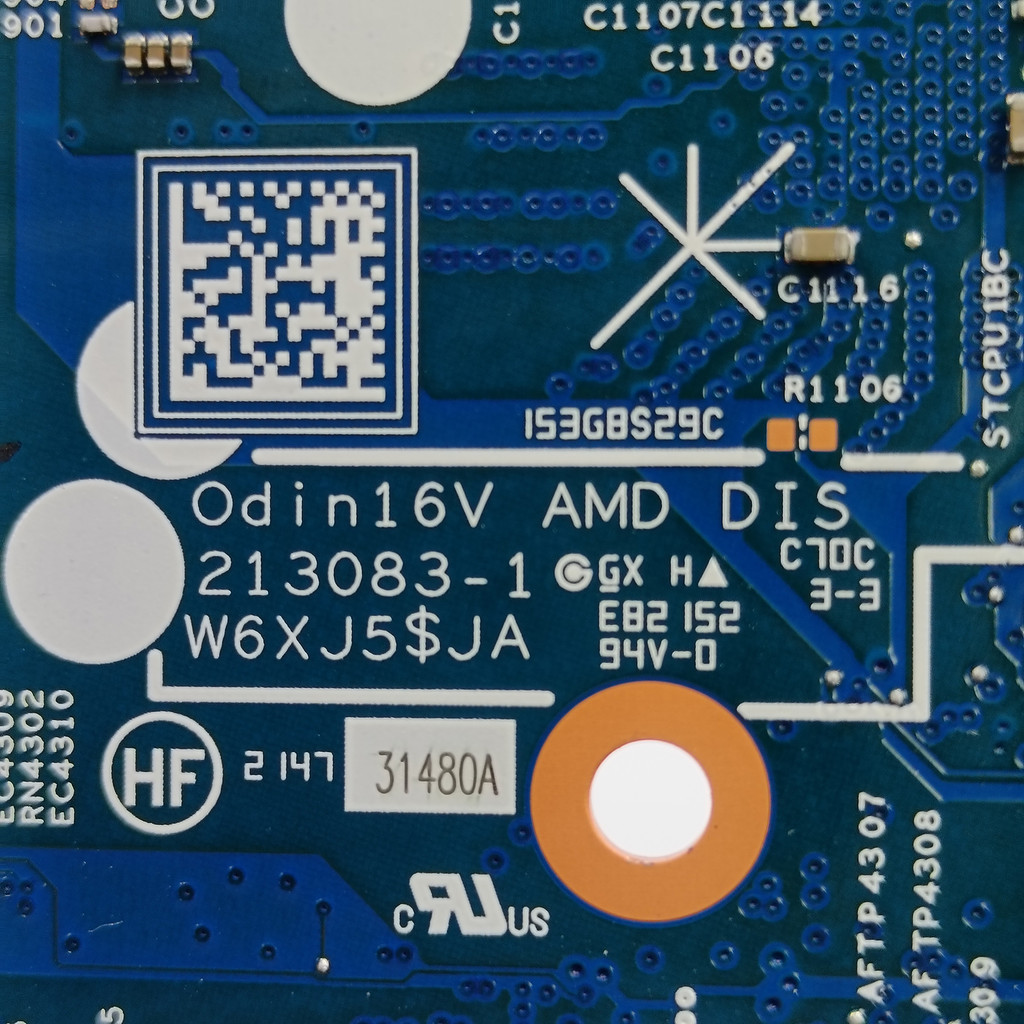 For Dell Vostro 5625 Laptop Motherboard R5 -5625U R7-5825U 2GB MX550 Mainboard 213083-1