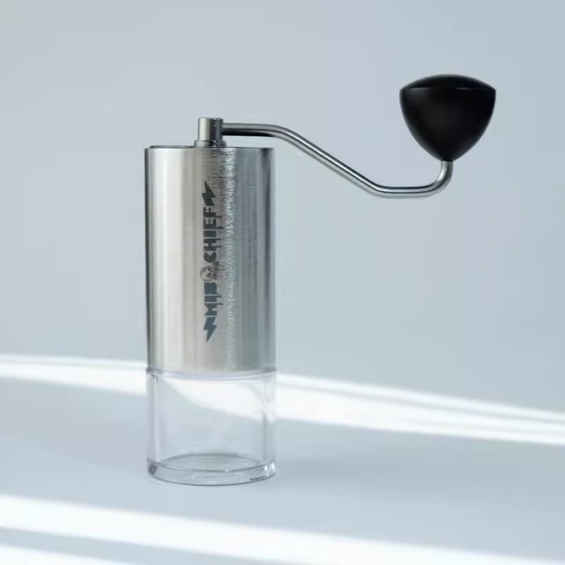 Mischief- M40 Manual Coffee Grinder,Portable Mill, High Nitrogen Steel Burr, Mini Bean Milling,