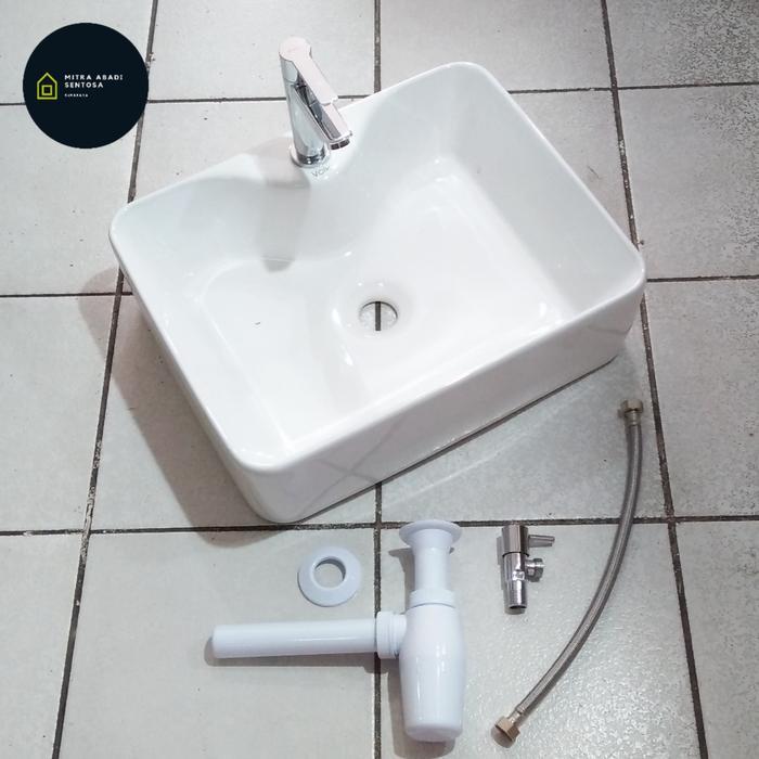 Wastafel Meja Model Kotak Minimalis