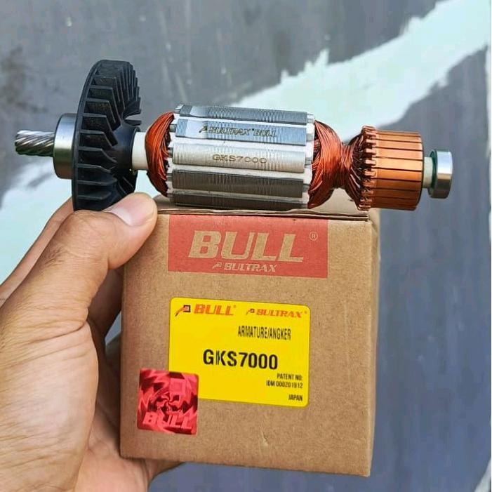 Angker Armature Bull Gks7000 For Mesin Circular Saw Bosch Gks7000
