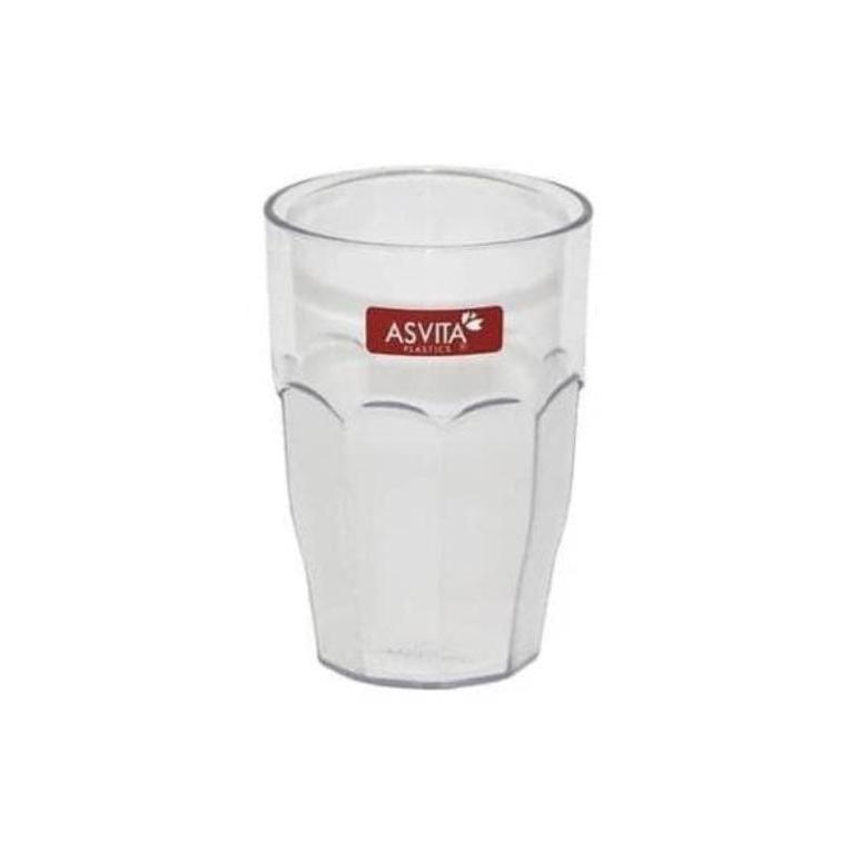 GELAS PLASTIK 350ML DORIA AS ASVITA (SET ISI 3BUAH)