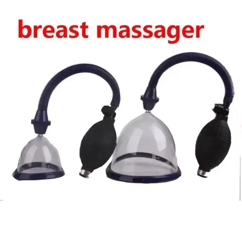 Large Size Electric/Manual Dual Vacuum Aspiration Breast Massage Cupping Breasts Enlargement Pump