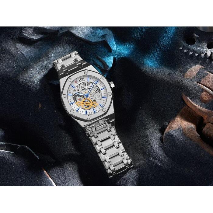 DISKON JAM TANGAN BELLEDA 9532 AUTOMETIC ORIGINAL RANTAI STAINLESS Watchs