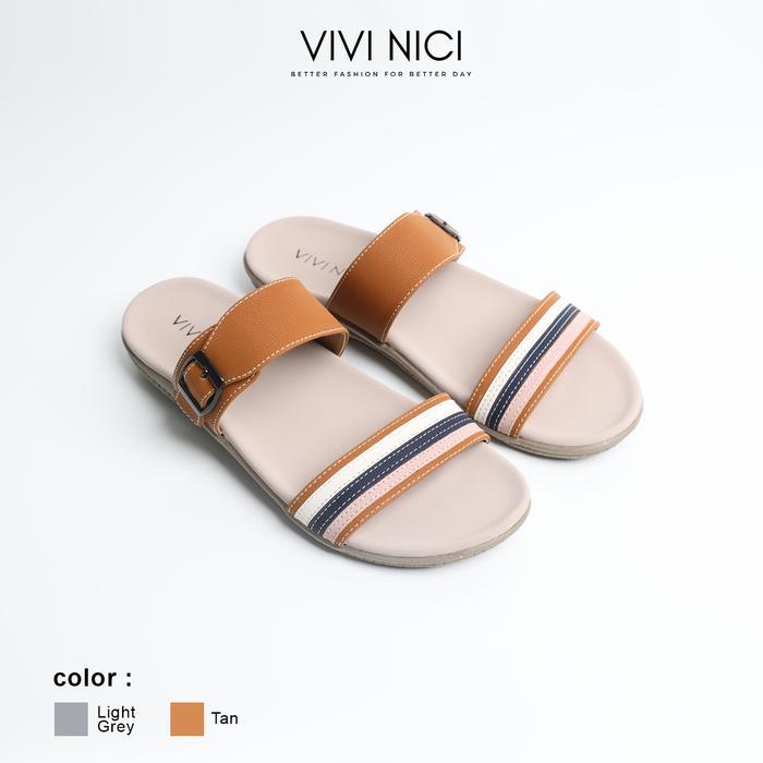 Vivi Nici - Chloe Sandal Wanita Sendal Jepit Karet Cewek Tbk