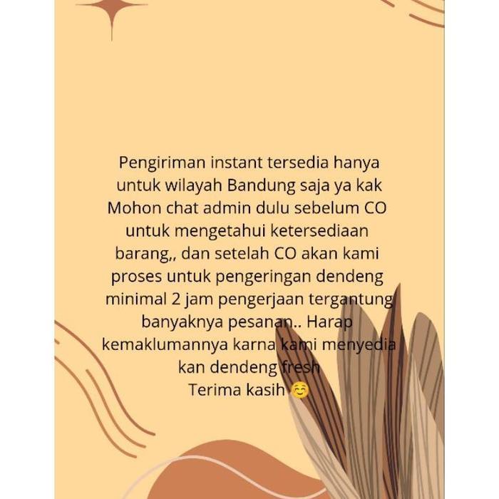 LEZAT Dendeng Jando/lemak sapi Abah Koswara 500 gram khas Bandung