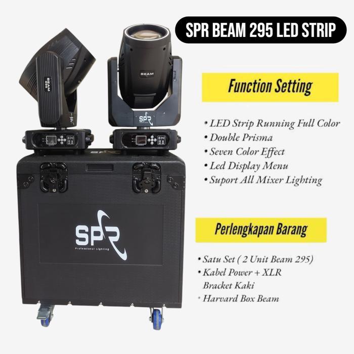 Beam 295 Led Strip SPR Moving Head Lighting Panggung