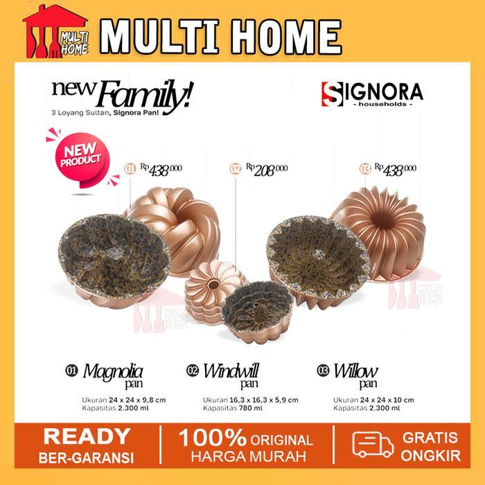 Signora Loyang Sultan Granit Coating Anti Lengket Model Terbaru Windwill / Magnolia / Willow Pan
