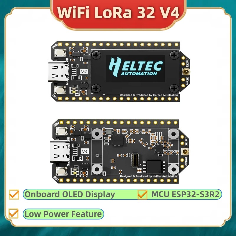 LORA 32 Heltec WiFi LoRa32 V4 & V3 Node Arduino Board LoRa 32 SX1262 ESP32-S3 Wifi BLE SMA Antenna