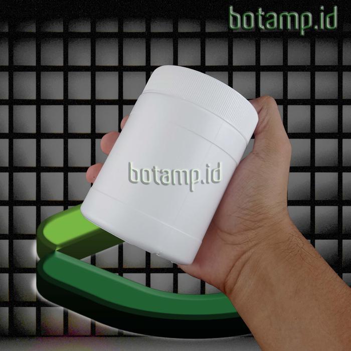 Pot Kencleng 500gr Lurus Lulur Toples Jar Hdpe Celengan 500ml Potlem