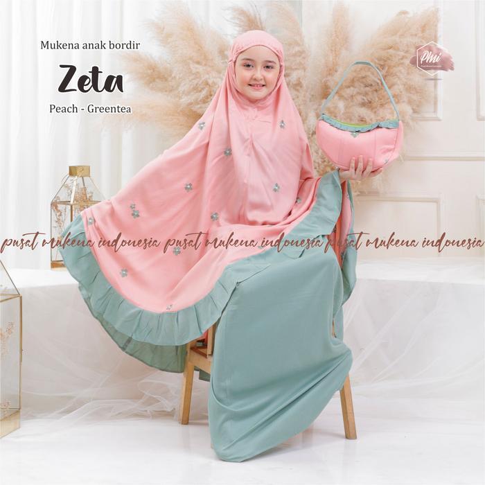 MUKENA ANAK TANGGUNG RAYON BORDIR ZETA