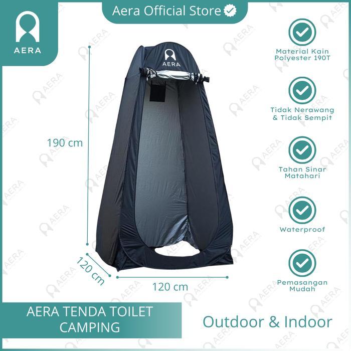 AERA Tenda Toilet Camping Lipat Tenda Toilet Portable Automatic Open