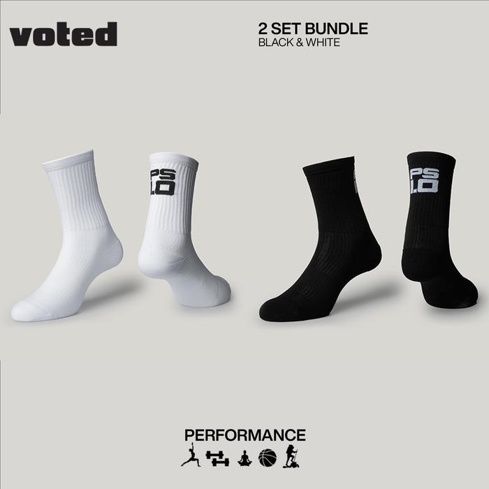 Voted Socks Kaos Kaki Olahraga Peleton Series Bundling