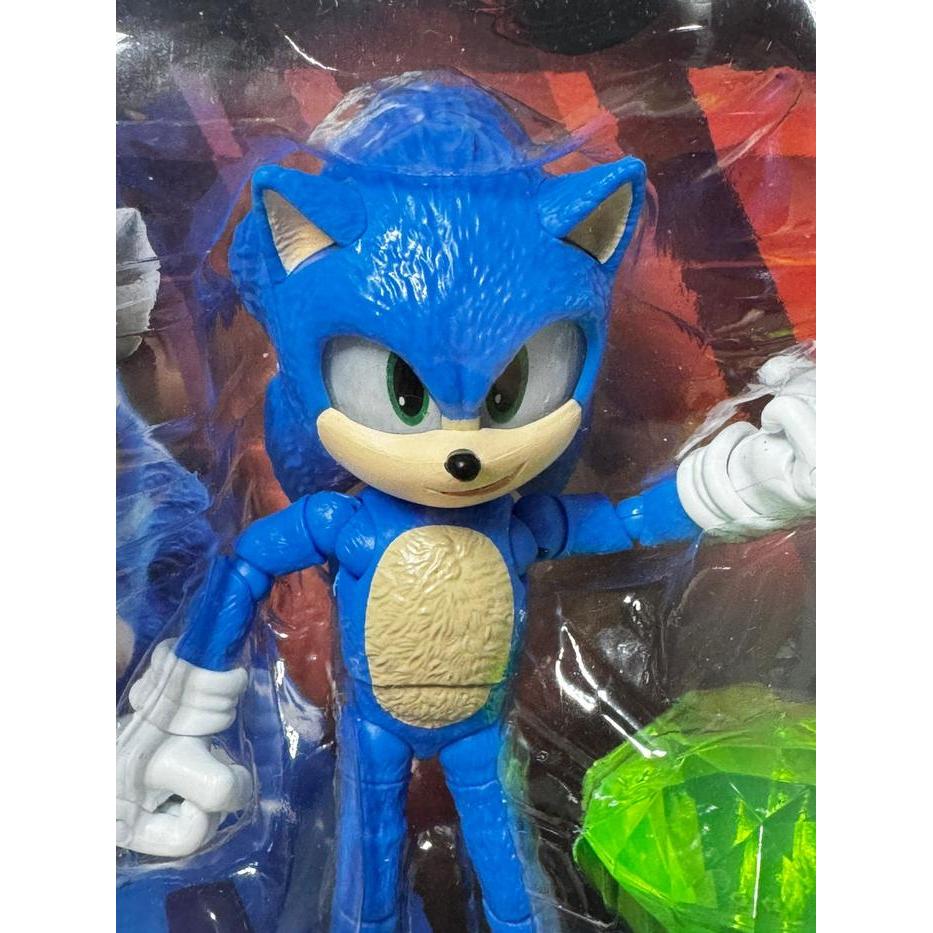 JAKKS PACIFIC SONIC 3 THE HEDGEHOG SONIC MASTER EMERALD - READY STOCK