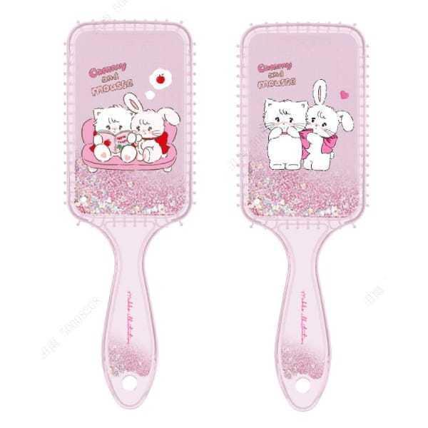 [MIKKO Collection] Sisir Miniso special edition oval square bling sisir lipat Square Paddle Brush
