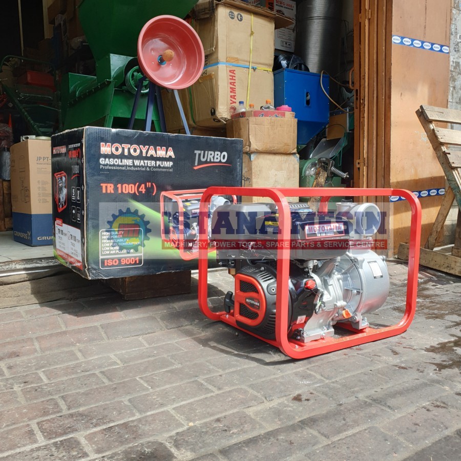 MESIN POMPA AIR 4INCI MOTOYAMA TR 100 TURBO POMPA ALKON 4INCH | WP 40