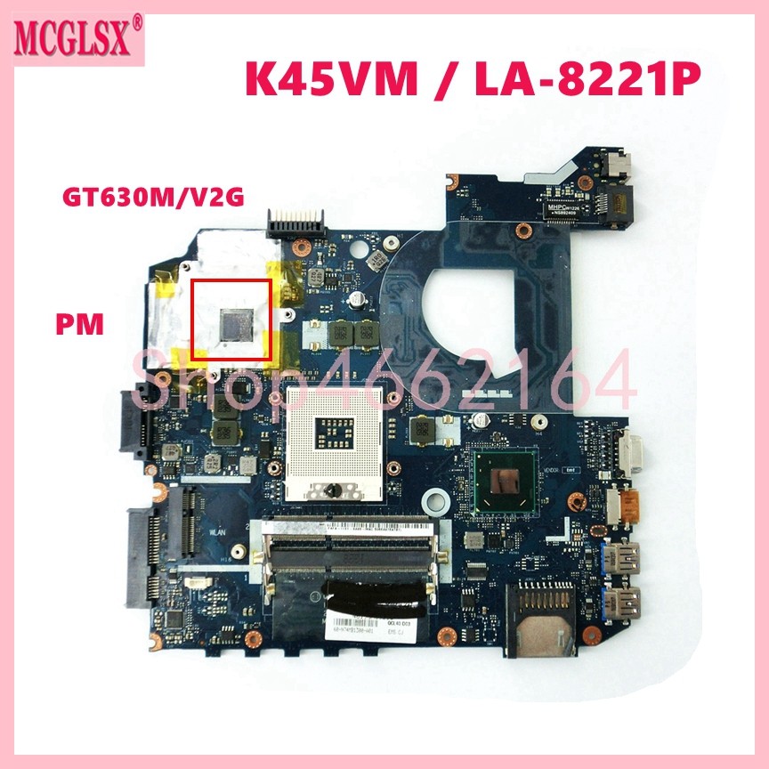 LA-8221P LA-8224P LA-8226P GT610M GT630M GPU Mainboard For K45V K45VD A85V A45V K45VJ K45VS K45VM K4