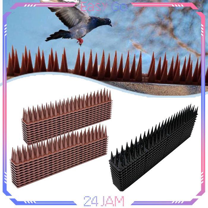 43cm Alat Duri Plastik Anti Kucing Paku Plastik Anti Kucing Bird Spikes Duri Pagar Anti Kucing Paku