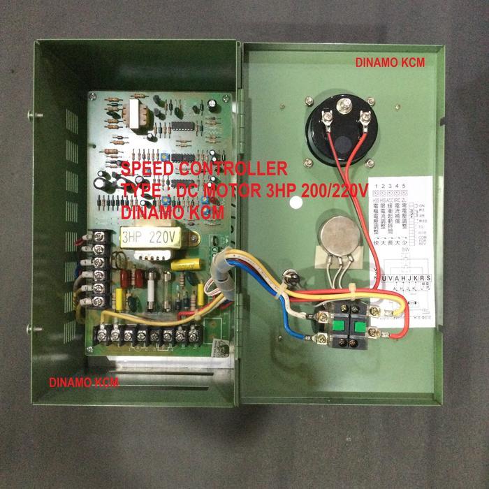 Dc Motor Controller 3Hp - Speed Controller - 200/220V - Dinamo Kcm Co