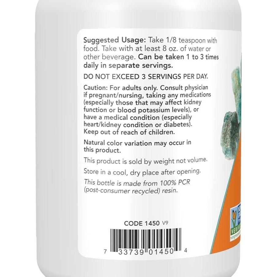 Now Food Potassium Chloride Powder 227 Gram Bubuk Potasium Klorida Usa