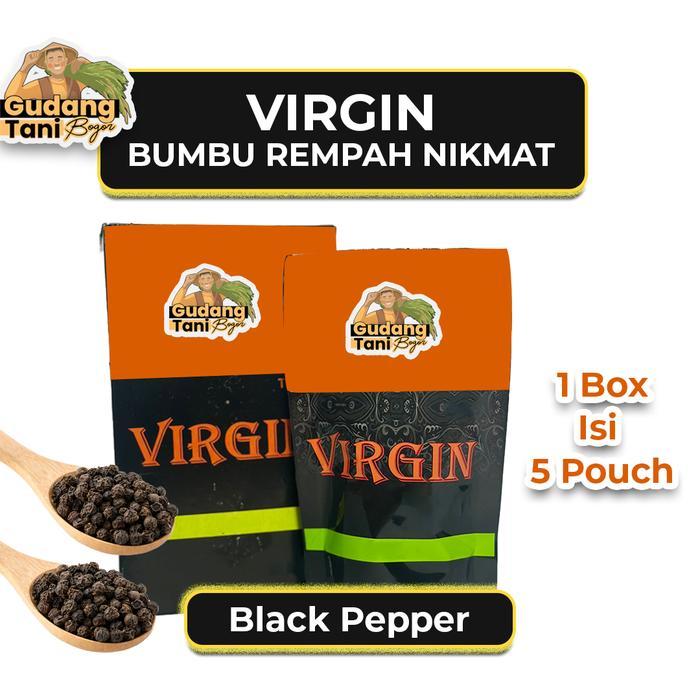 Promo Virgin Bumbu Dapur Royal (Black Pepper) 1 Box isi 5 Pouch Spices Powder