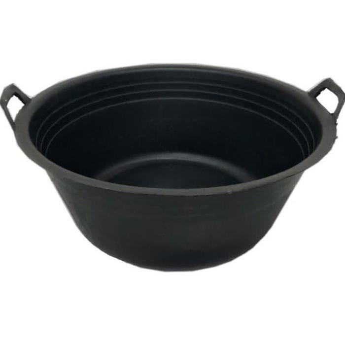 Bak Karet 20 Kuali Hitam Baskom Kuping Ember Anti Pecah Waskom As